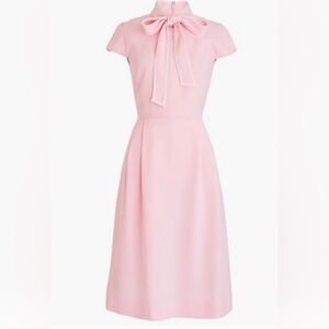 NWT J Crew Blythe tie neck dress 365 crepe size 4